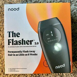 Nood The Flasher 2.0 IPL Hair Reduction Device - Matte Black - NEW, SEALED